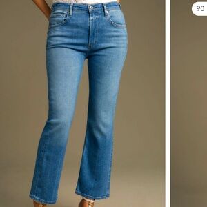 Citizens of Humanity Isola Crop High-Rise Bootcut Jeans Sz 30